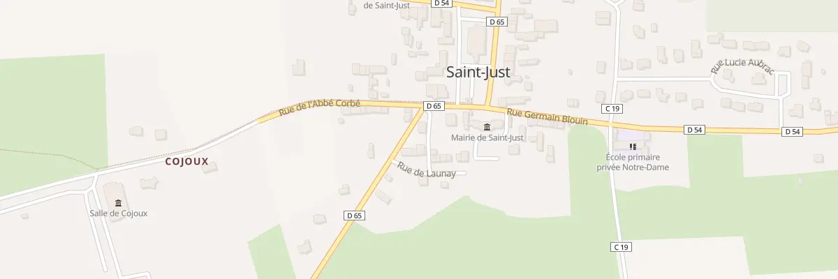 Plan du 1 Rue de la Marionnette à Saint-Just