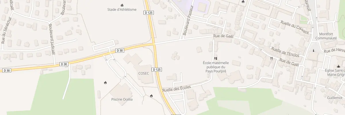 Plan du 5813 Rue de Gaël à Montfort-sur-Meu