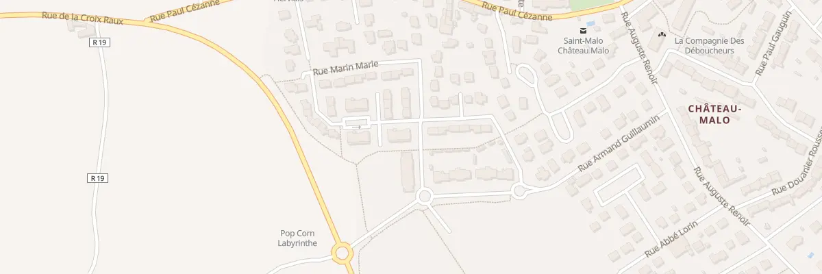 Plan du 5 Rue Louise Bourgeois à Saint-Malo