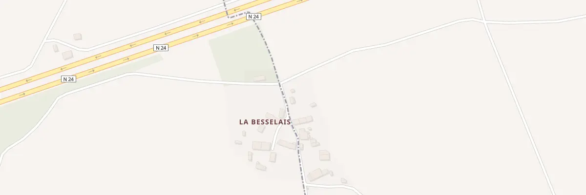 Plan du 5158 La Besselais à Saint-Thurial