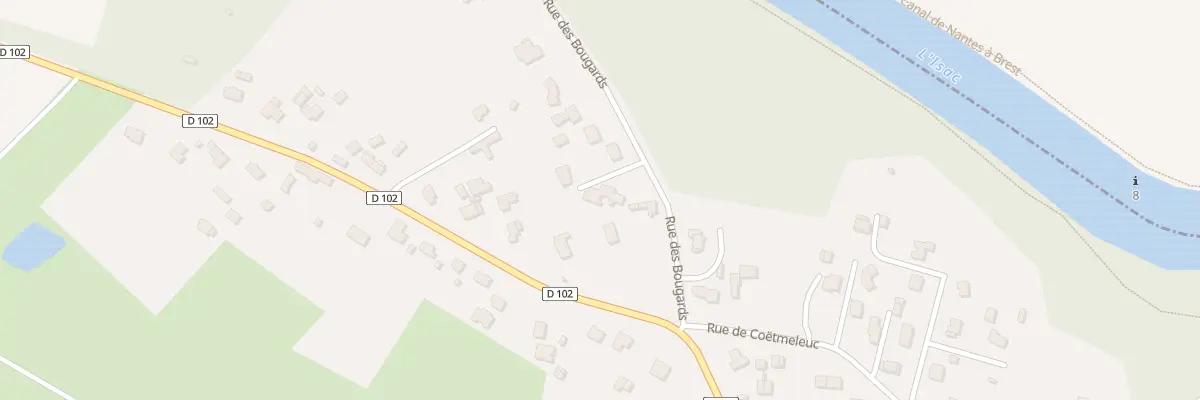 Plan du 7 Rue des Bougards à Guenrouet