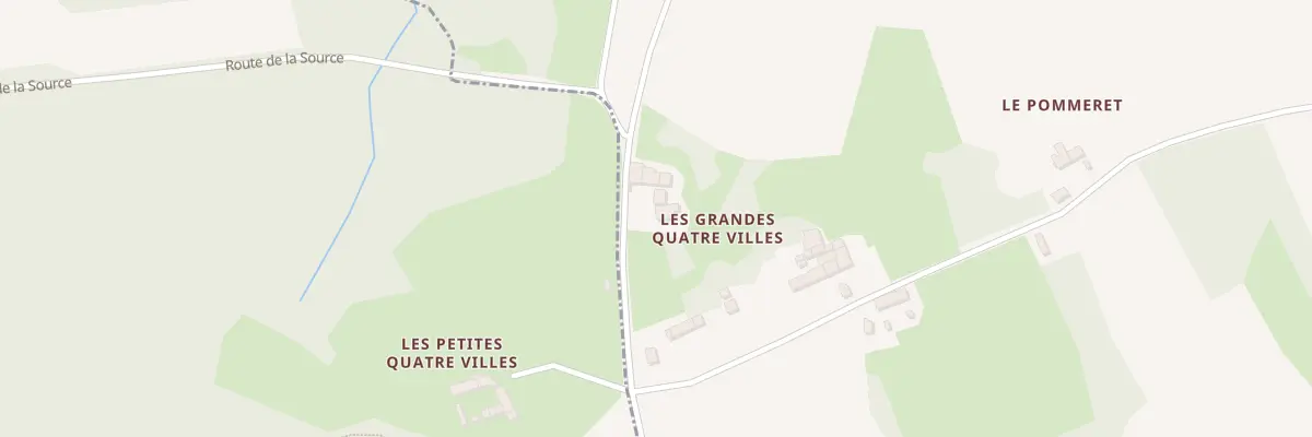 Plan du 5454 Les Grandes Quatre Villes à Pleudihen-sur-Rance