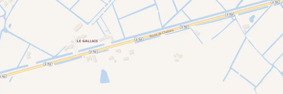 Plan du 232 Rte de Challans au Perrier