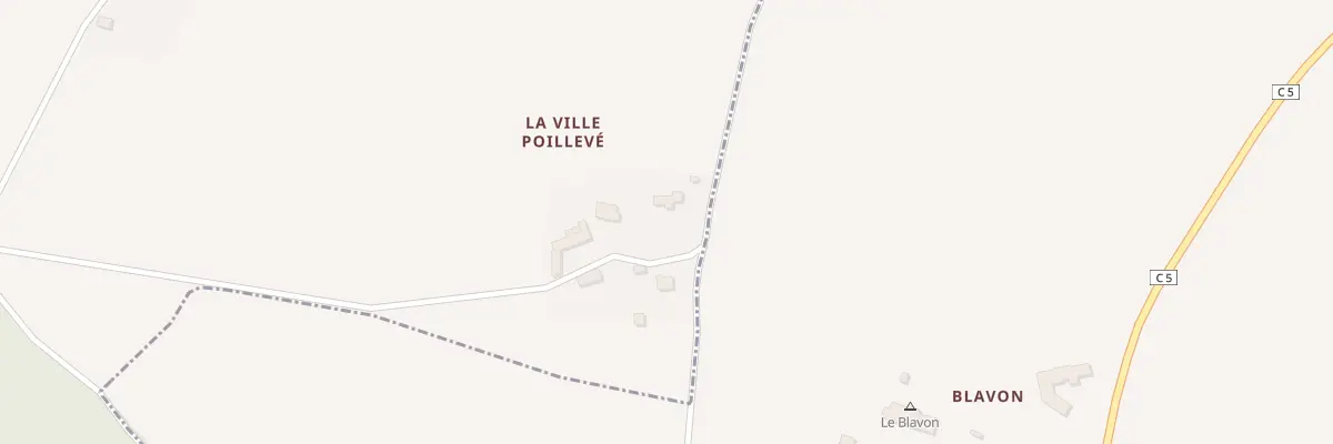 Plan du 5076 La Ville Poillevee à La Nouaye