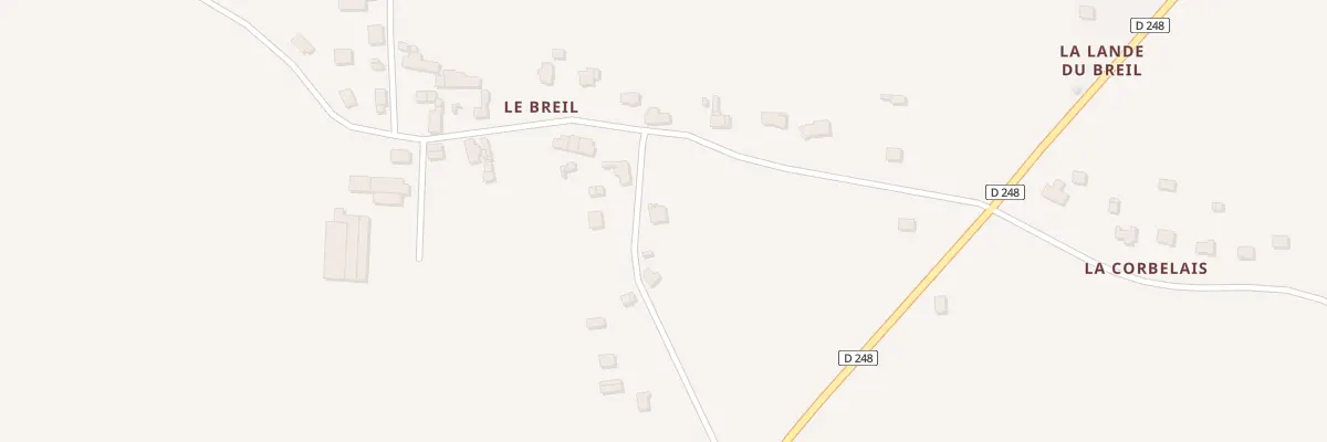 Plan du 4 Le Breil à Mernel