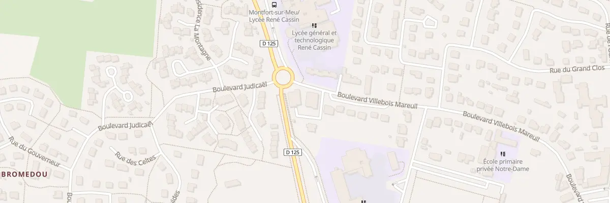Plan du 39 Bd Villebois Mareuil à Montfort-sur-Meu
