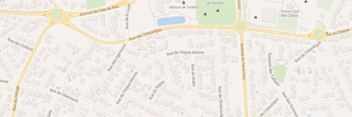 Plan du 7 Rue de l’Aigue-Marine à Saint-Hilaire-de-Riez