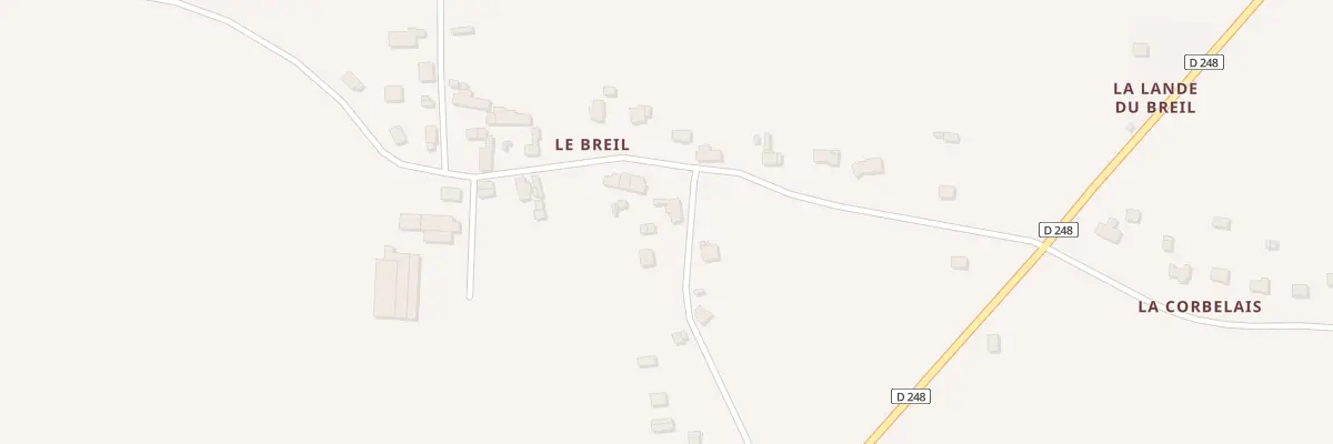 Plan du 9 Le Breil à Mernel