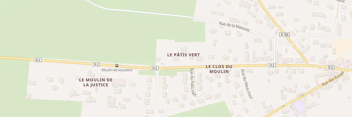 Plan du 14 Rue du Moulin de la Justice à Guenrouet