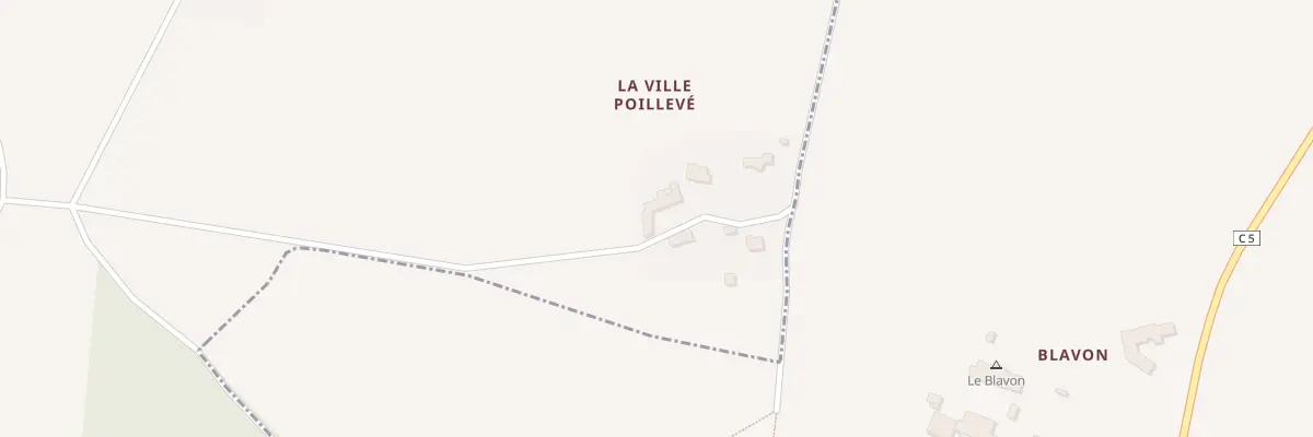 Plan du 5041 La Ville Poillevee à La Nouaye