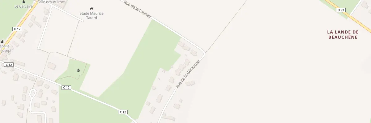 Plan du 29 Rue de la géraudais à La Chapelle-Launay