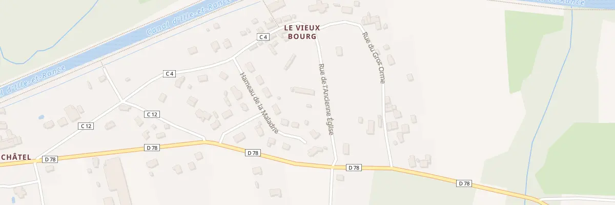 Plan du 2 Rue de l’Ancienne Église à Saint-Judoce