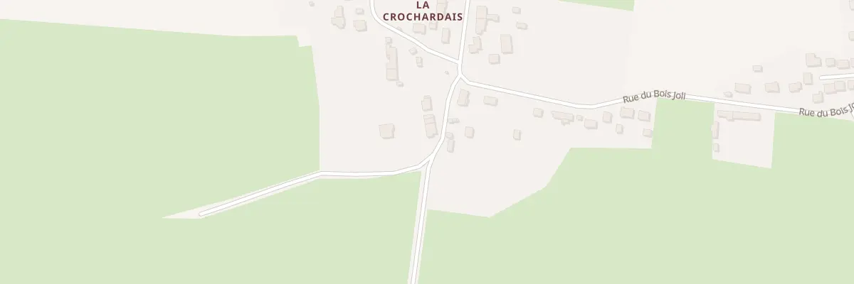Plan du 58 La Crochardais à Quilly