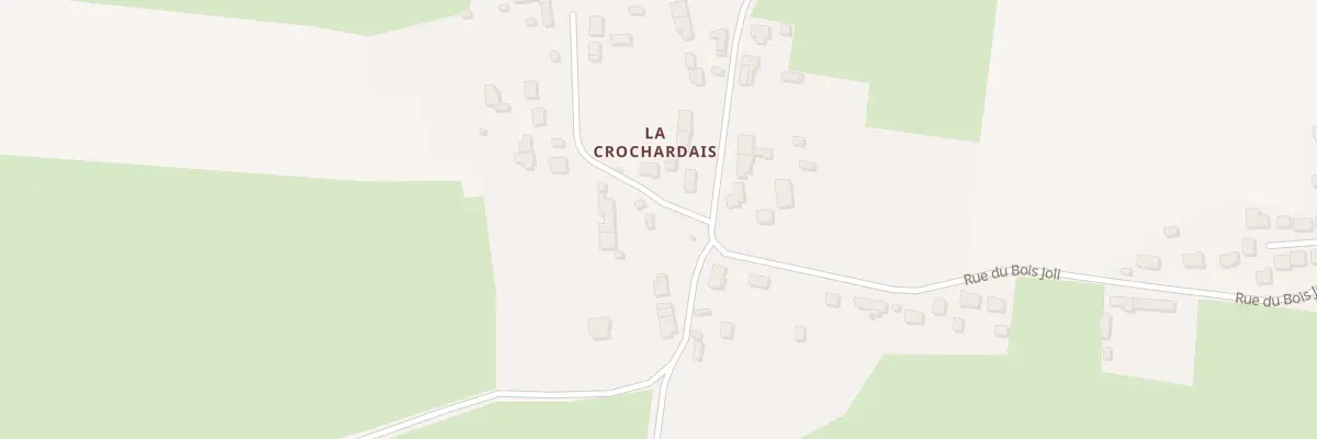 Plan du 35 La Crochardais à Quilly