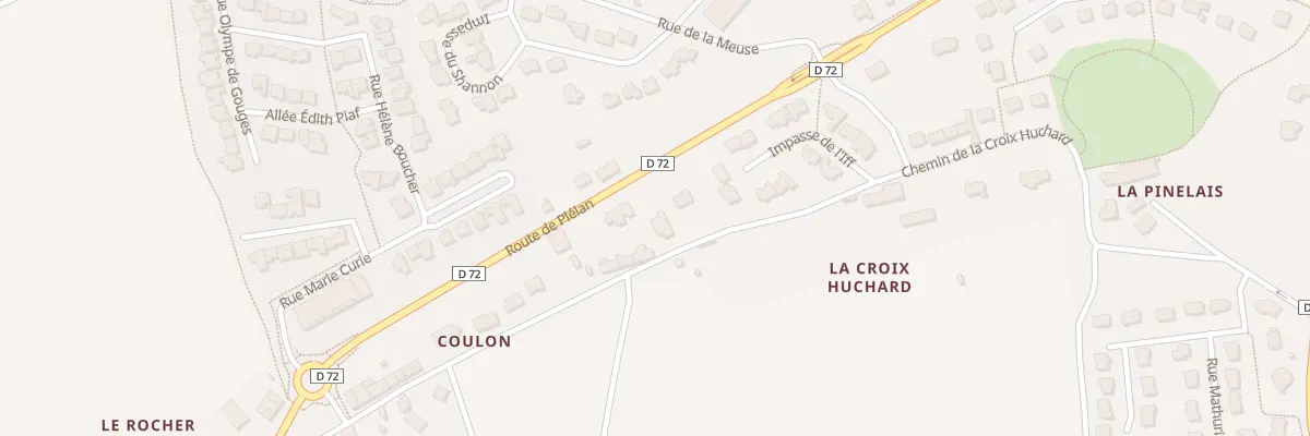 Plan du 4 Coulon à Montfort-sur-Meu