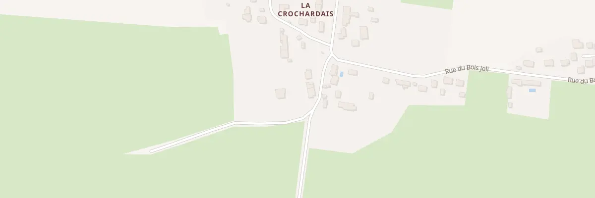 Plan du 56 La Crochardais à Quilly