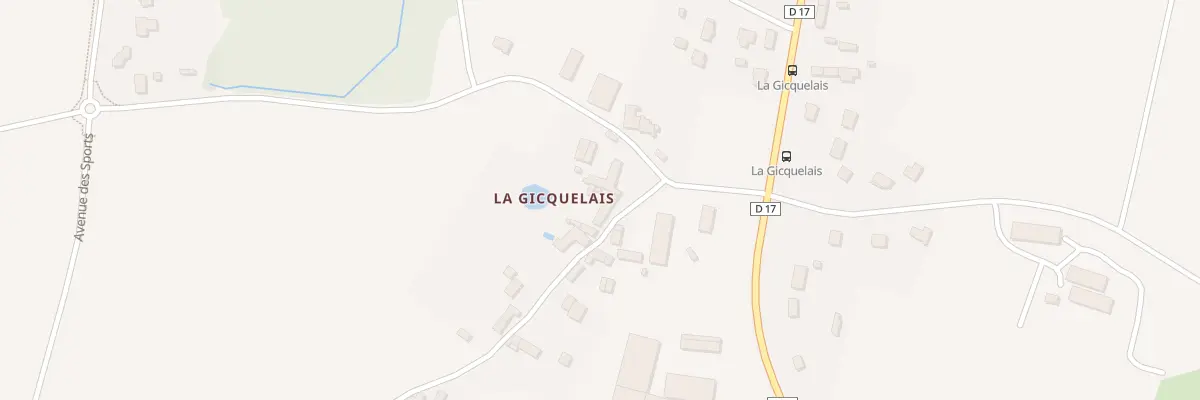 Plan du 6 La Gicquelais à Campbon