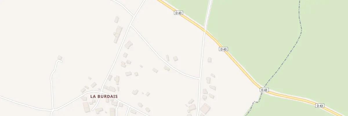Plan du 6184 La Burdais à Guenrouet