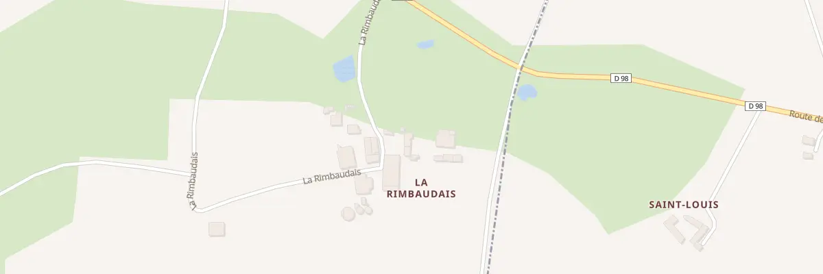 Plan du 5404 La Rimbaudais à Saint-Viaud