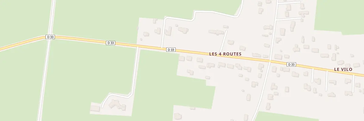 Plan du 15 Les Quatre Routes à Quilly