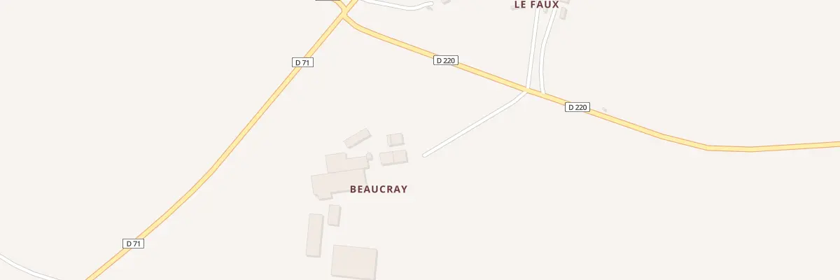 Plan du 5136 Beaucray à Saint-Pern