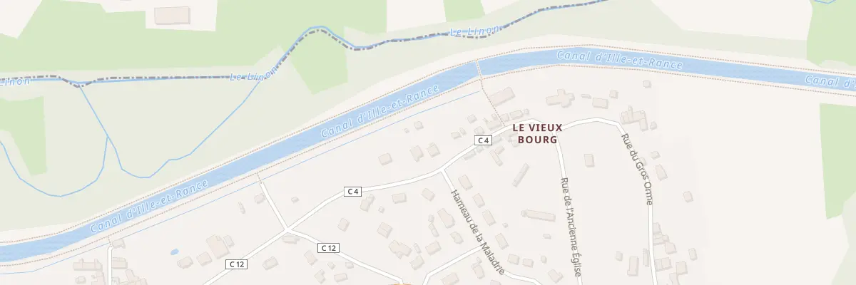 Plan du 36 Rue du Vieux Bourg à Saint-Judoce