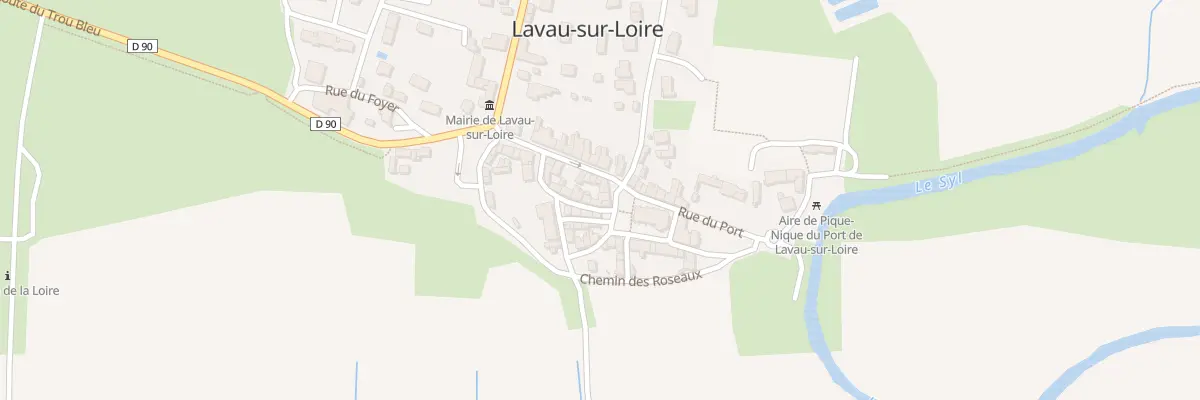 Plan du 2 Pl de l’Eglise à Lavau-sur-Loire