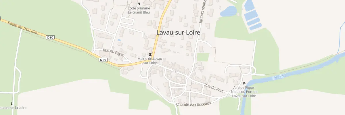 Plan du 7 Rue du port à Lavau-sur-Loire
