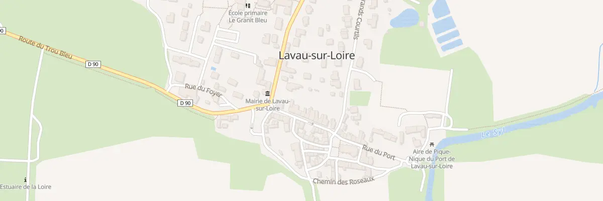 Plan du 5B Rue du port à Lavau-sur-Loire