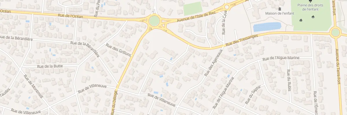 Plan du 6 Rue de la Carrière à Saint-Hilaire-de-Riez