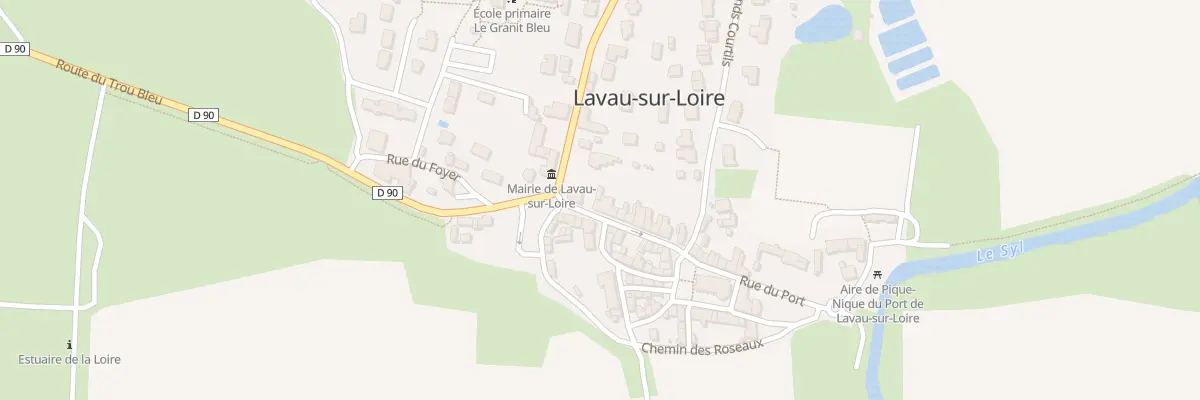 Plan du 5 Rue du port à Lavau-sur-Loire