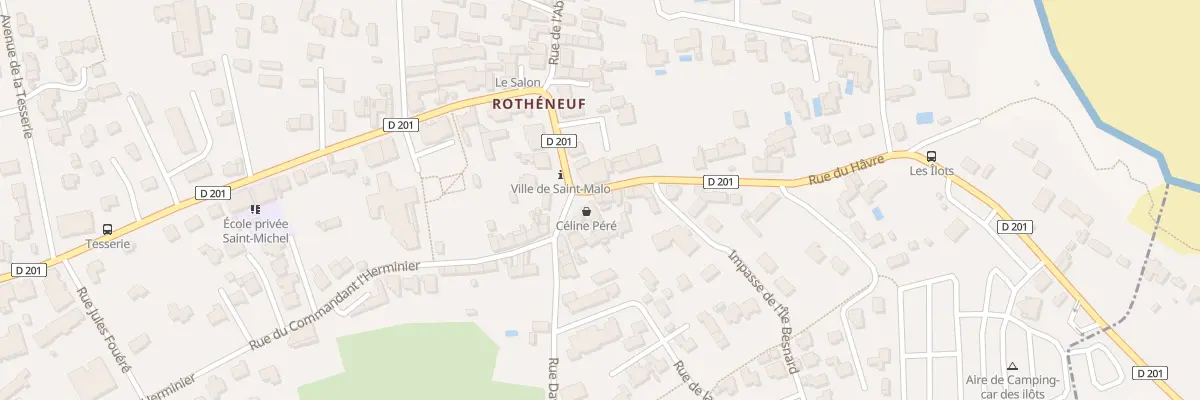 Plan du 2 Rue du Hâvre à Saint-Malo