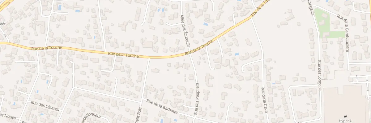 Plan du 153 Rue de la Touche à Saint-Hilaire-de-Riez