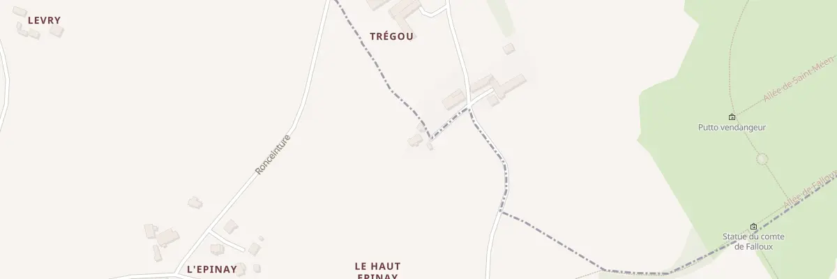 Plan du 33 Ville Neuve à Saint-Pern