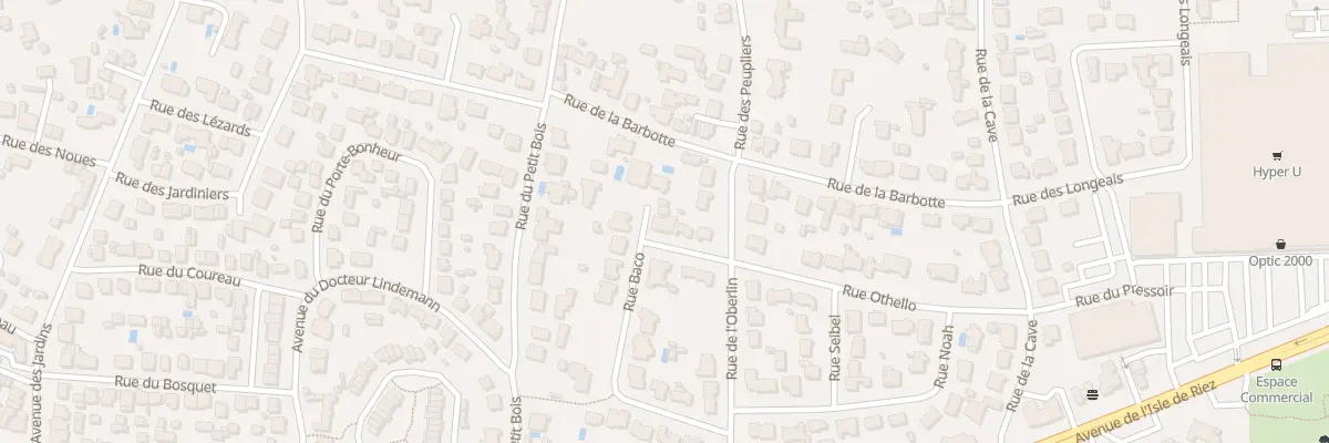 Plan du 29 Rue Baco à Saint-Hilaire-de-Riez
