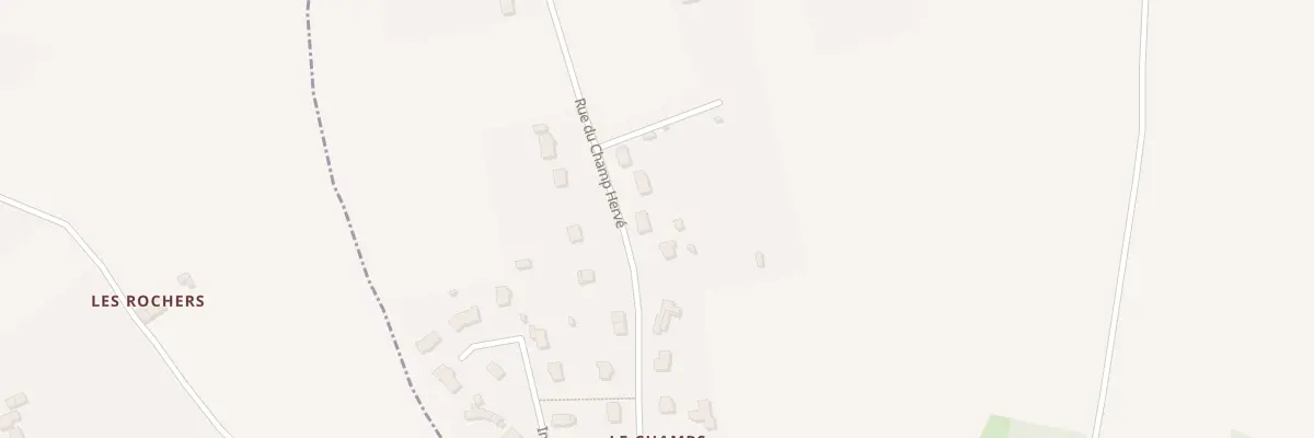 Plan du 27 Rue du Champ-hervé à Saint-Judoce