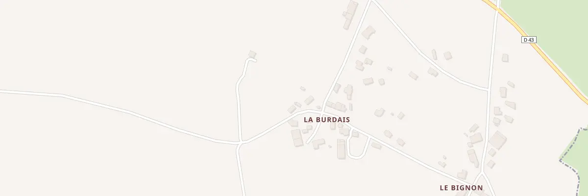 Plan du 5467 La Burdais à Guenrouet