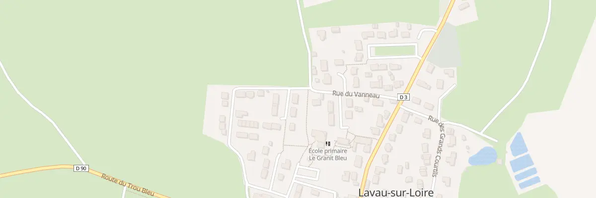 Plan du 5 All des Aigrettes à Lavau-sur-Loire