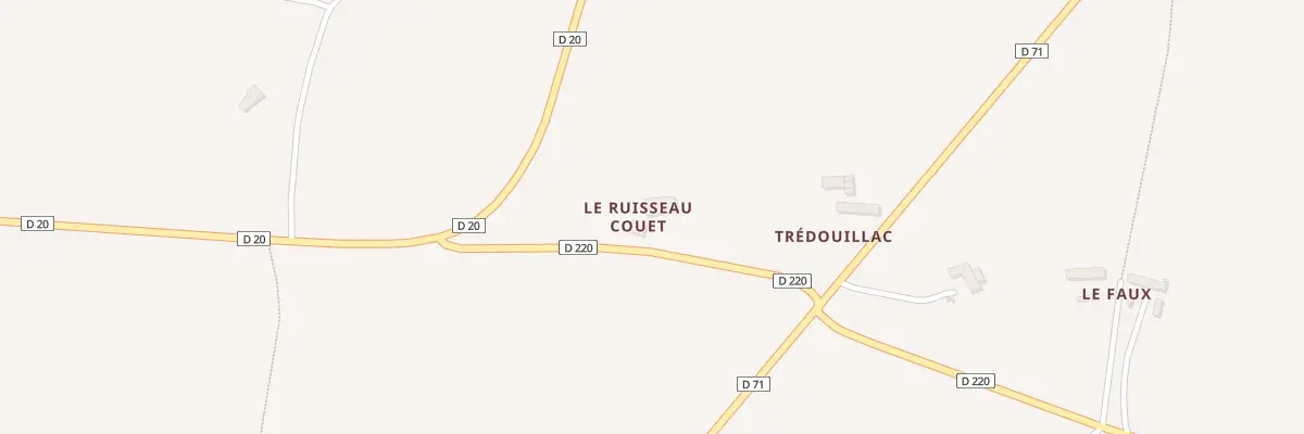 Plan du 5121 Le Ruisseau Couet à Saint-Pern