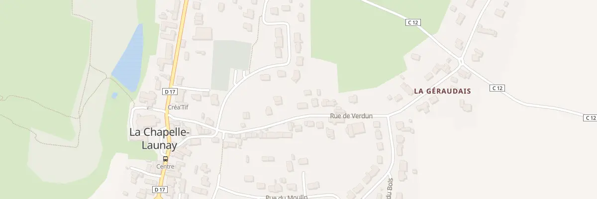 Plan du 23 Rue de verdun à La Chapelle-Launay