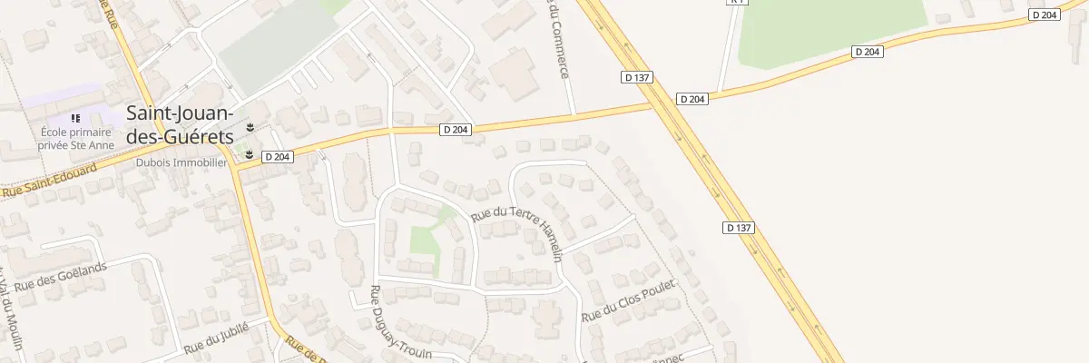 Plan du 4 Rue de la Duchesse Anne à Saint-Jouan-des-Guérets