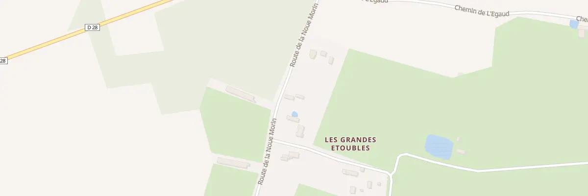 Plan du 814 Rte de la Noue Morin à Saint-Gervais