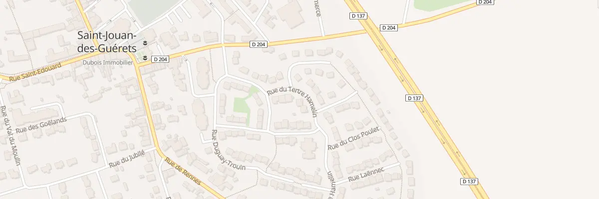 Plan du 8 Rue du Tertre Hamelin à Saint-Jouan-des-Guérets