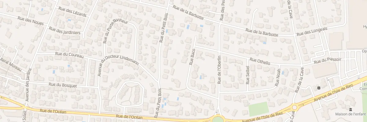 Plan du 17 Rue Baco à Saint-Hilaire-de-Riez