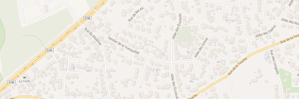 Plan du 8 Sen de la Tranquillité à Saint-Hilaire-de-Riez