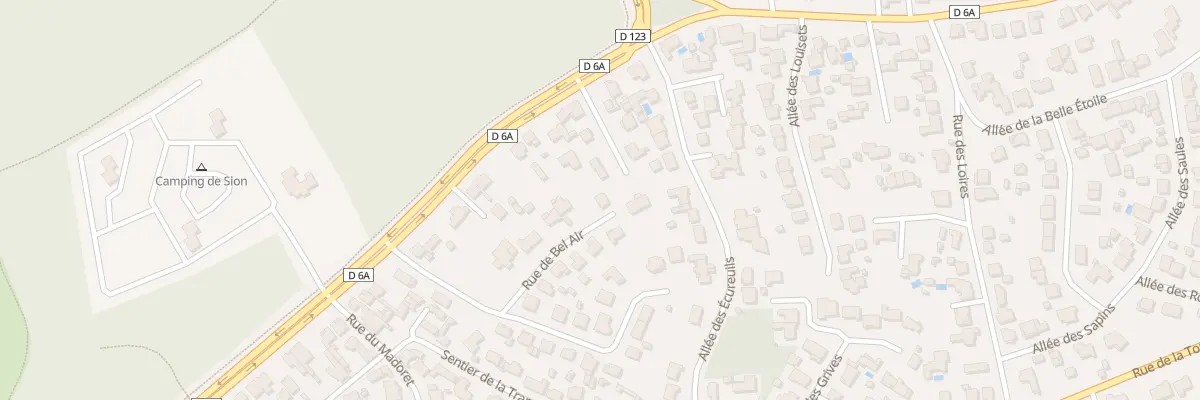 Plan du 13 Rue de Bel Air à Saint-Hilaire-de-Riez
