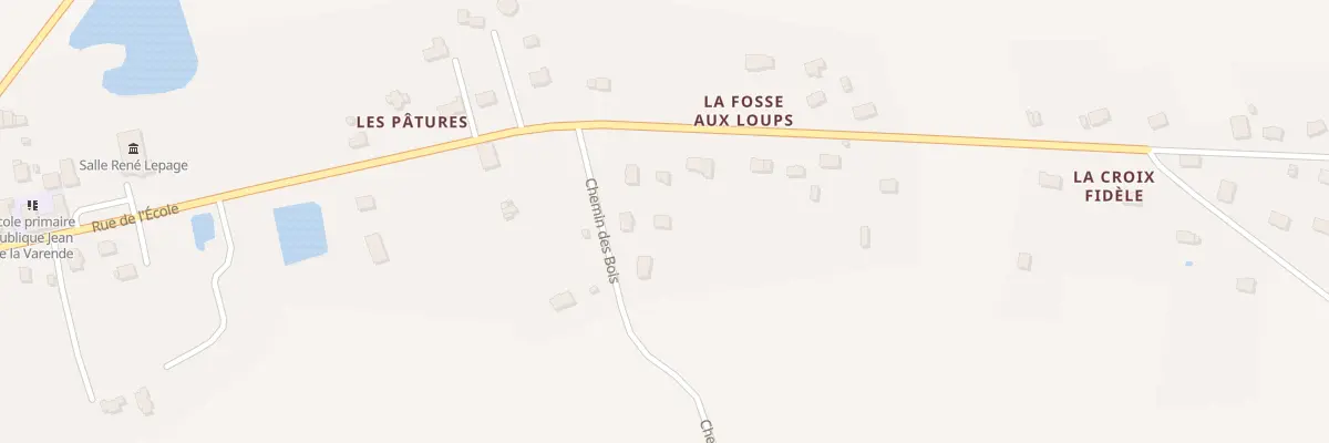 Plan du 5361 La Fosse aux Loups à Bovel