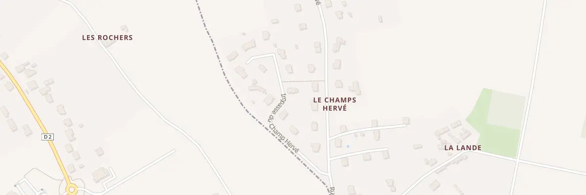 Plan du 6 Imp du Champ-hervé à Saint-Judoce