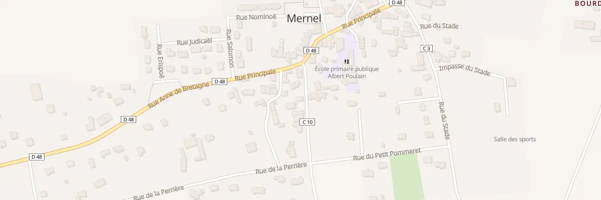 Plan du 4 Rue Neuve à Mernel