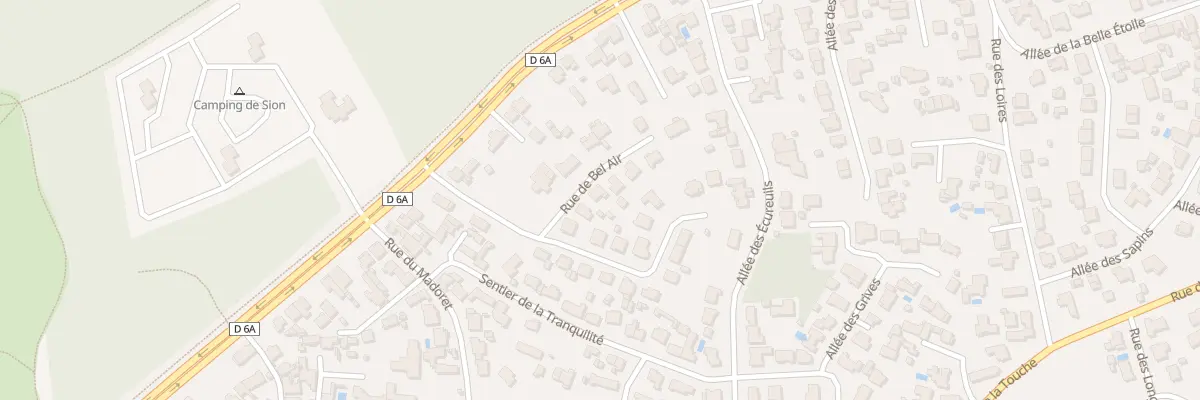 Plan du 21 Rue de Bel Air à Saint-Hilaire-de-Riez